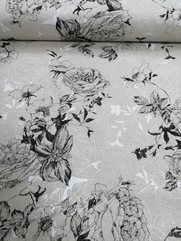 Полулен " Чайные розы" П — изображение 2