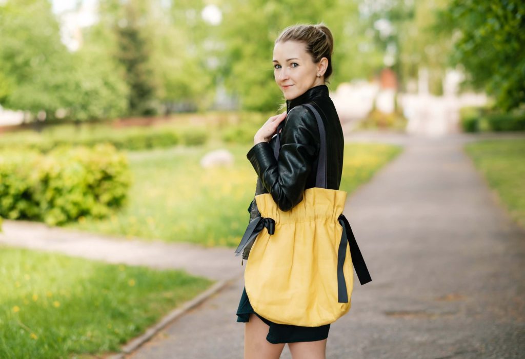 Сумка-шопер " Горчица" — изображение 2