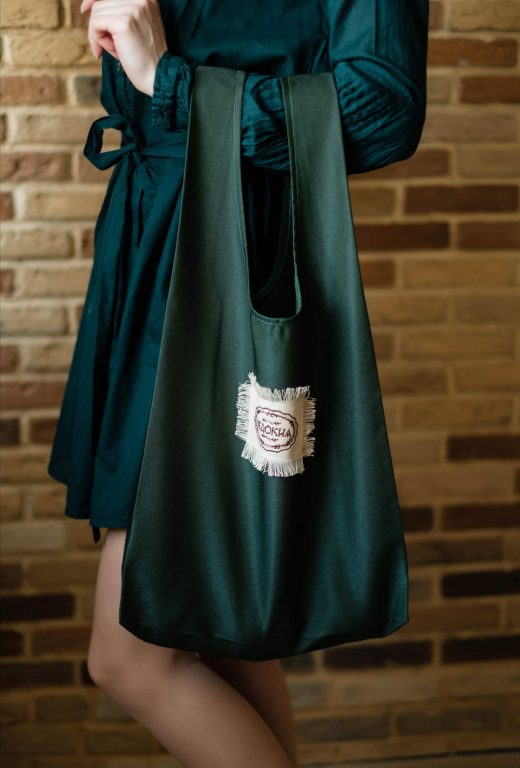 шопер из греты зеленый