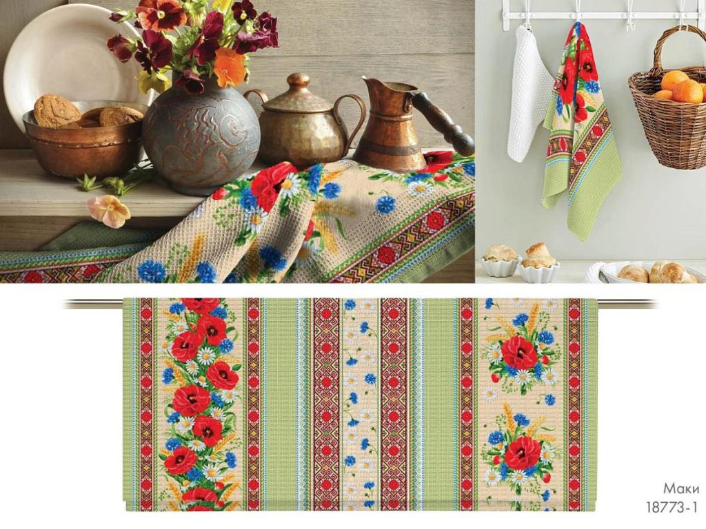 Купон вафельных полотенец "Маки" — изображение 2