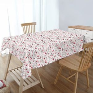 Рогожка для столового белья "Зимний лес"