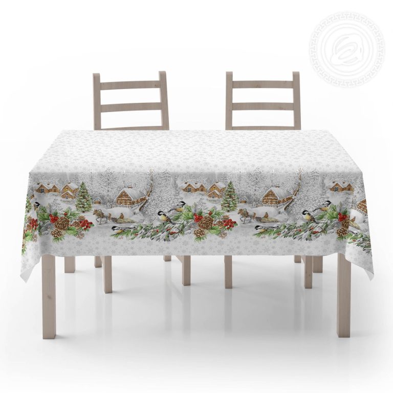 Рогожка для столового белья "Студеная пора"
